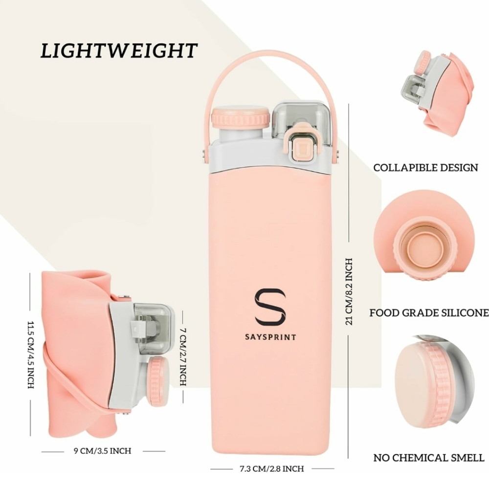 Collapsible Water Bottle - BPA Free